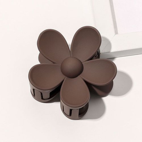 Pinces À Cheveux En Acrylique Mat, Grande Fleur, Pince À Cheveux Pour Filles, Pinces À Cheveux En Crabe, Épingles À Cheveux, Accessoires Pour Filles, Bandes De Cheveux, Couvre Chef 