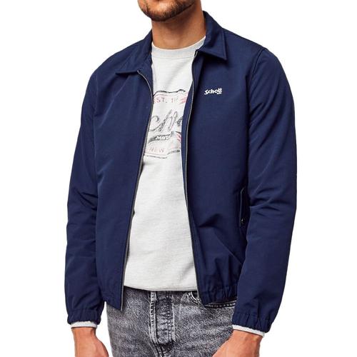 Veste Marine Homme Schott Benny