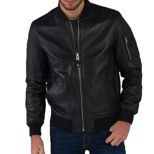 Veste En Cuir Noir Homme Schott Lcbomb