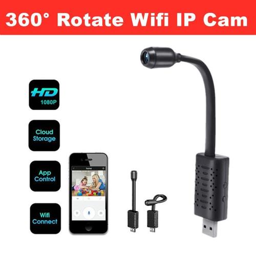 Mini caméra de Surveillance HD USB wifi DV IP en temps réel, enregistrement en boucle, détection humaine AI, vue à distance, enregistreur Audio et vidéo