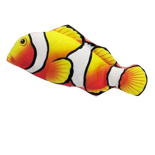 Jouet en forme de poisson pour chat, 1 pièce, chargement électrique USB, Simulation de poisson, herbe-aux-chats, morsure Interactive, poisson à mâcher