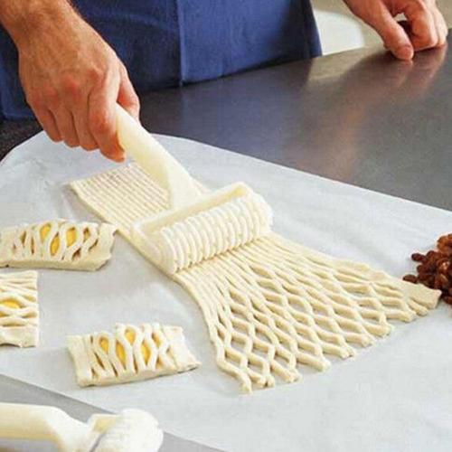 Emporte-Pièce En Plastique Pour Tarte, Pizza, Biscuits, Pâtisserie, Outils De Cuisson, Ustensiles De Cuisson, Rouleau De Pâte Gaufré, Emporte-Pièce En Treillis De Petite Taille