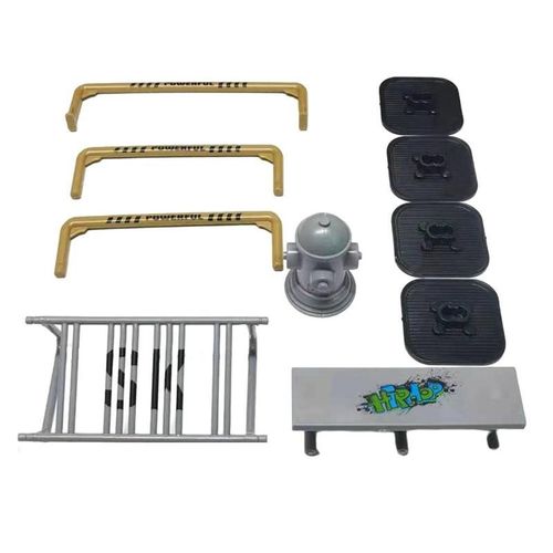 Accessoires De Vélo À Main En Alliage, Scooter À Doigts, Roue De Skateboard, Bmx, Deux Outils, Mini Chaussures De Vélo, Ensemble De Scooter Pour Enfants R9k7, 10 Pièces