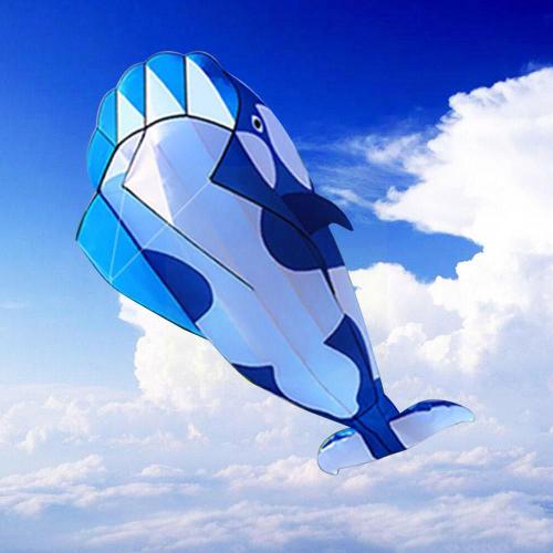 Logiciel De Dessin Animé 3d Cerf-Volant En Forme De Baleine, Ligne De Ligne À Motif Animal, Simple 30m Volant Avec Cerfs-Volants C5a8