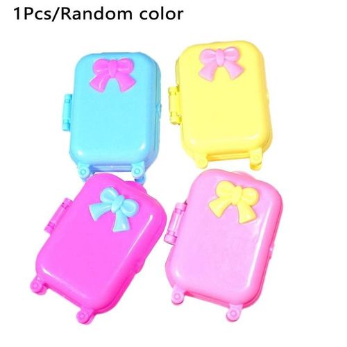 Mini Chariot 3d Pour Enfants, Train De Voyage, Bagages, Meubles De Maison, Accessoires De Poupées S3y6