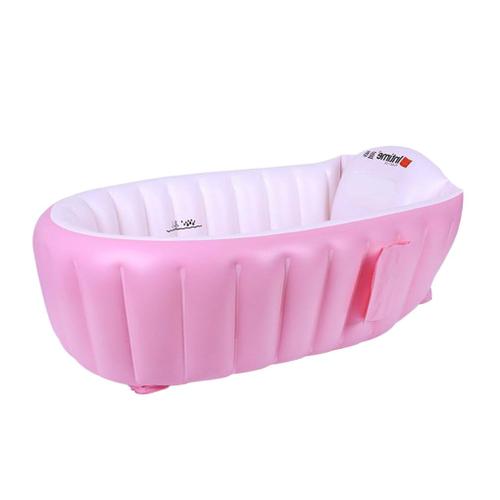 Baignoire Gonflable Portable Pour Bébé, Coussin De Bain Antidérapant Pour Voyage, Mini Piscine, Bassin De Douche Pliable