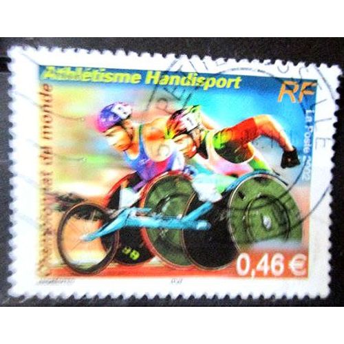 2002. F3495: Championnat Du Monde D'athlétisme Handisport À Lille.