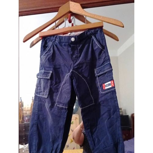 Pantalon Marine 2 Ans Vintage Années 90 Moschino Baby.