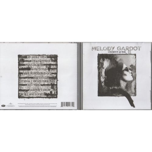 Cd Melody Gardot Currency Of Man - Preacherman - Morning Sun- Same To You- Son(T Muiuenderstand - Don't Talk - Bad News London Decca 2015 Livret Etui Cartonné & Box Cristal