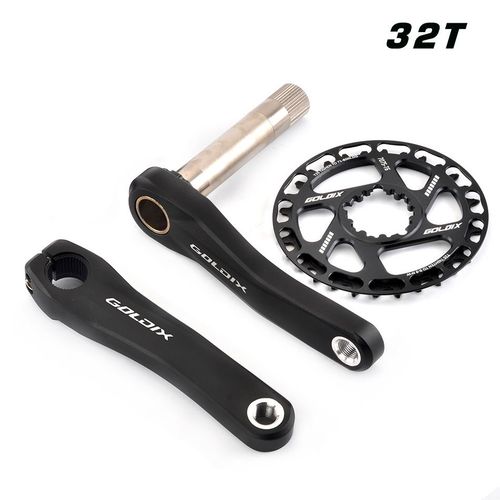 155mm - Manivelle 32t - Manivelle De Vélo Pliable Pour Enfants,Pignon Creux Ultraléger Pour Shimano Osram, Système De Changement De Vitesse, Pédalier Intégré