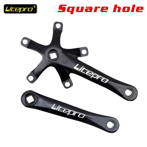 170 Crank - Manivelle Pliante De Vélo De Route De Montagne, Trou Carré De 170mm, Bcd De 130mm, Accessoires De Vélo, Pignon Fixe, Pédalier De Vélo