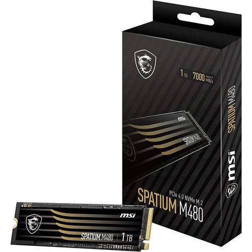 Msi Spatium M480 Pro Pcie 4.0 Nvme M.2 1tb