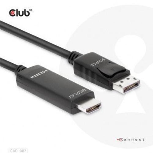 Club 3d Displayport Auf Hdmi 4k120hz/8k60hz Kabel - 3m