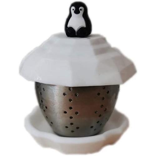Infuseur de Boule de Thé en Acier Inoxydable Forme de Pingouin Passoire à  Thé à Mailles Fines Diffuseur de Filtre à Thé Infuseur de Cuisson pour  Feuilles en Vrac Et Épices