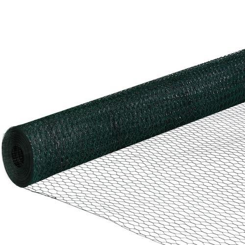 Grillage Pour Poules Vert 1x25m Maille 13mm Triple Torsion Cl?Ture Souple Jardin Animaux