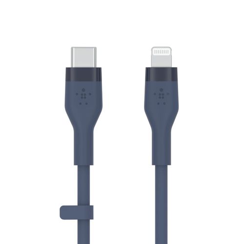 Belkin BOOST CHARGE - Câble Lightning - 24 pin USB-C mâle pour Lightning mâle - 1 m - bleu