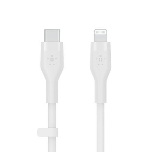 Belkin BOOST CHARGE - Câble Lightning - 24 pin USB-C mâle pour Lightning mâle - 2 m - blanc