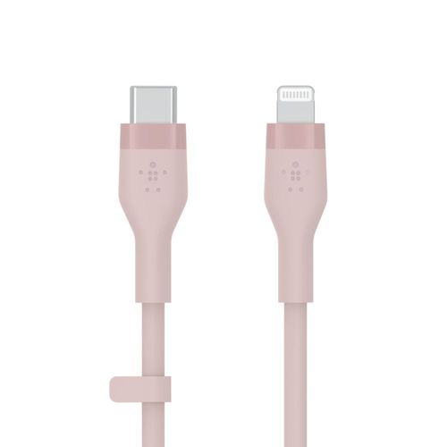 Belkin BOOST CHARGE - Câble Lightning - 24 pin USB-C mâle pour Lightning mâle - 2 m - rose