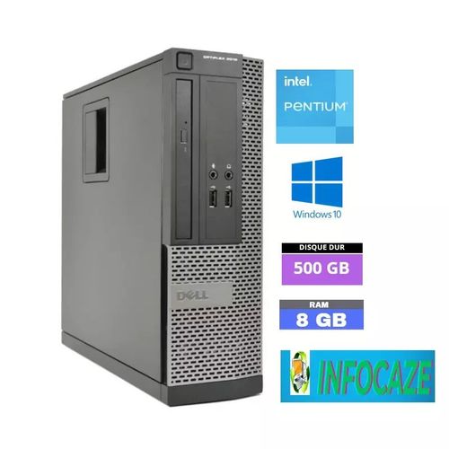 DELL OPTIPLEX 3010 SFF INTEL PENTIUM G2030 - 3.00 Ghz - Ram 8 Go - HDD 500 Go