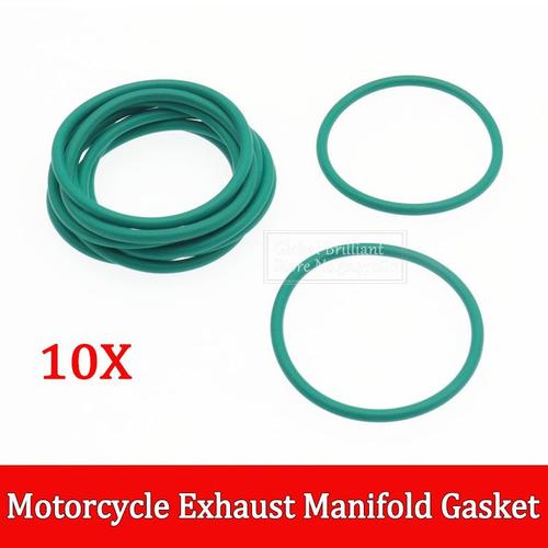 Joints De Collecteur D'échappement En Caoutchouc Vert, 10 Pièces, Pour Ktm Sx/Exc/Xc/Xc-W 125/150/200/250/300 Husqvarna Te 125/250/300