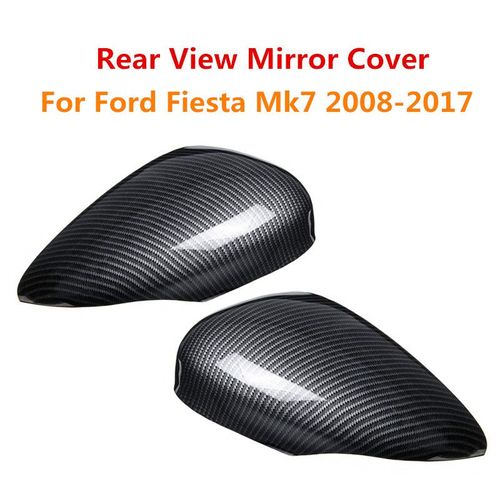 Coque De Protection De Rétroviseur En Fiber De Carbone Pour Ford Fiesta Mk7, Accessoire De Voiture, Pour Les Ailes De La Ford Fiesta Mk7, 2008, 2009, 2010, 2011, 2012, 2013, 2014, 2015, 16, 2017