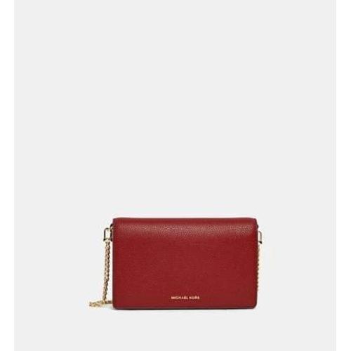 Michael Michael Kors - Sac pochette signature cuir - Rouge