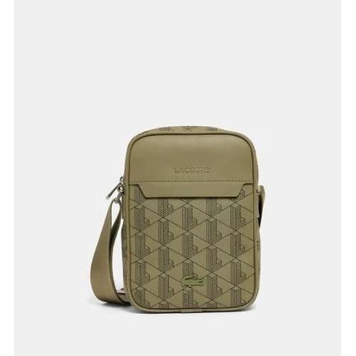 Lacoste - Sacoche The Blend enduit grainé et monogrammes - Multicolore