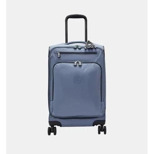 Kipling - Valise souple cabine New Youri Spin S 4R 55 cm - Bleu