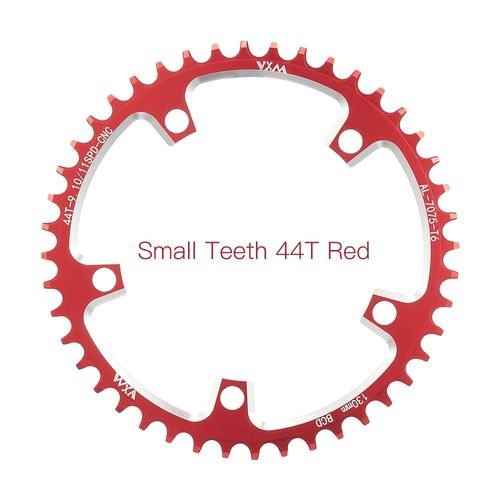 44t Rouge Et Vis - Pignon De Vélo À Chaîne Étroite Et Large 130bcd, Pour Voiture De Course Professionnelle, Conçu Pour Shimano