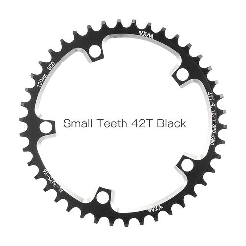 42t Noir Et Vis - Pignon De Vélo À Chaîne Étroite Et Large 130bcd, Pour Voiture De Course Professionnelle, Conçu Pour Shimano