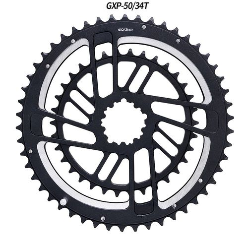 50-34t - Pignon De Vélo De Route À Couplage Direct, Pignon Intégré Gxp, Plaque À Double Vitesse