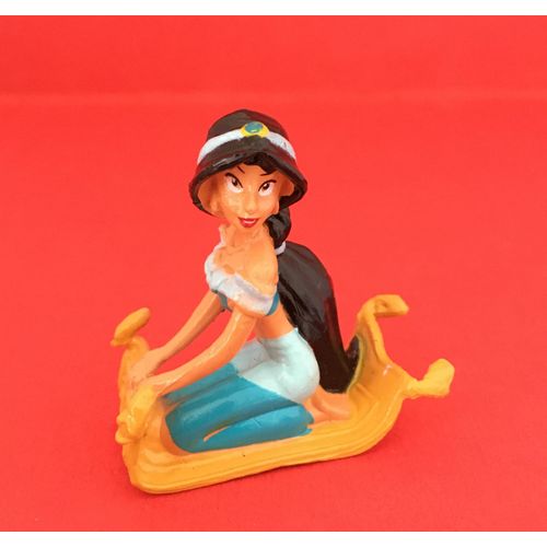 Figurine Jasmine Sur Son Tapis Volant - Série Aladdin ("Comptines Et Figurines" Disney 2018)