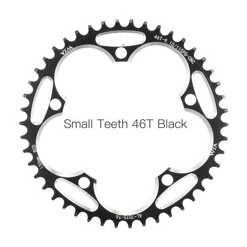 46t Noir Et Vis - Pignon Large Et Étroit Pour Vélo De Route, 130bcd,Super Résistant, Pour Shimano 5700 6700