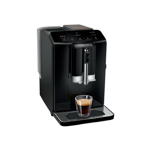 Bosch Serie 2 VeroCafe Exclusiv TIE20119 - Machine à café automatique avec mousseur à lait - 15 bar - noir piano