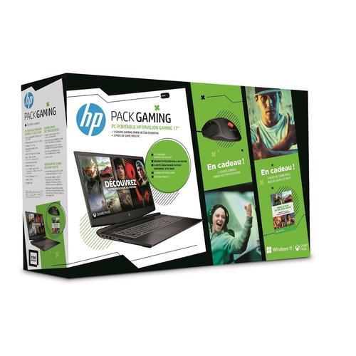 Pack Pc Gaming HP Pavilion 17-CD2135NF 17" + Souris Omen + PC Game Pass 3 mois - Noir HP
