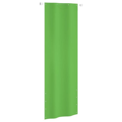 Vidaxl Écran De Balcon Vert Clair 80x240 Cm Tissu Oxford