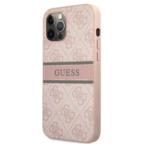 Coque Guess Stipe Cover Rose Iphone 12/12 Pro