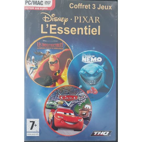 Jeux Pc : Disney Pixar L'essentiel Coffret 3 Jeux