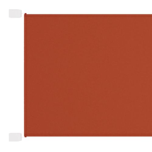 Vidaxl Auvent Vertical Terre Cuite 60x800 Cm Tissu Oxford