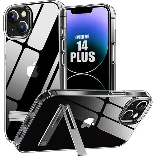 Coque Support Pour Iphone 14 Plus Transparent Antichoc - E.F.Connection