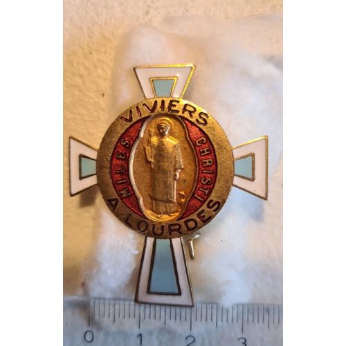 Broche Email Viviers À Lourdes