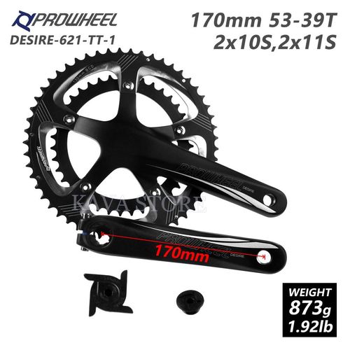 Désir-621-Tt-1 - Prowheel Creux Double Pignons Vélo De Route Manivelle 110 Bcd 130 Bcd Vélo Pédalier Pignon Bb Pliant Bike170mm