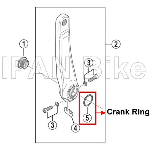 Crank Ring 1 Pcs - Rondelles De Pédalier De Vélo Originales, Kit De Réglage D'entretoise De Roue À Chaîne, Outils De Réparation De Cyclisme
