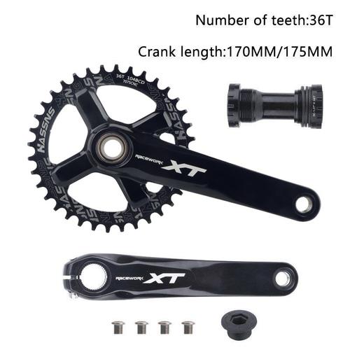 175mm - Un Ensemble De 36t - Support De Pédalier Xt Pour Vtt, Bras De Pédalier Hollowtech Intégrés