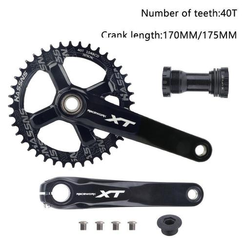 170mm - Un Ensemble De 40t - Support De Pédalier Xt Pour Vtt, Bras De Pédalier Hollowtech Intégrés