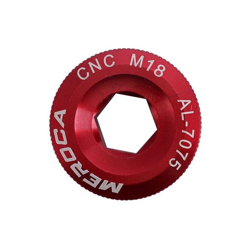 M19 Rouge - Vis De Pédalier En Alliage Cnc, Couvercle De Vilebrequin, Boulon De Fixation