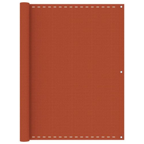 Vidaxl Écran De Balcon Orange 120x400 Cm Pehd