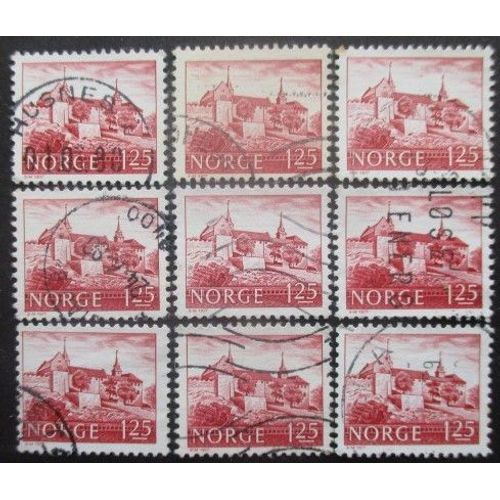 Norvege N°695 X 9 Oblitéré