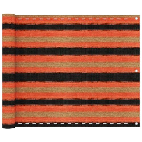Vidaxl Écran De Balcon Multicolore 75x500 Cm Pehd