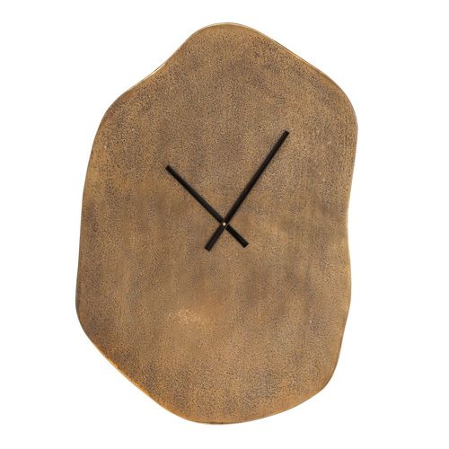 Horloge Organic or 50 x 35 cm en métal